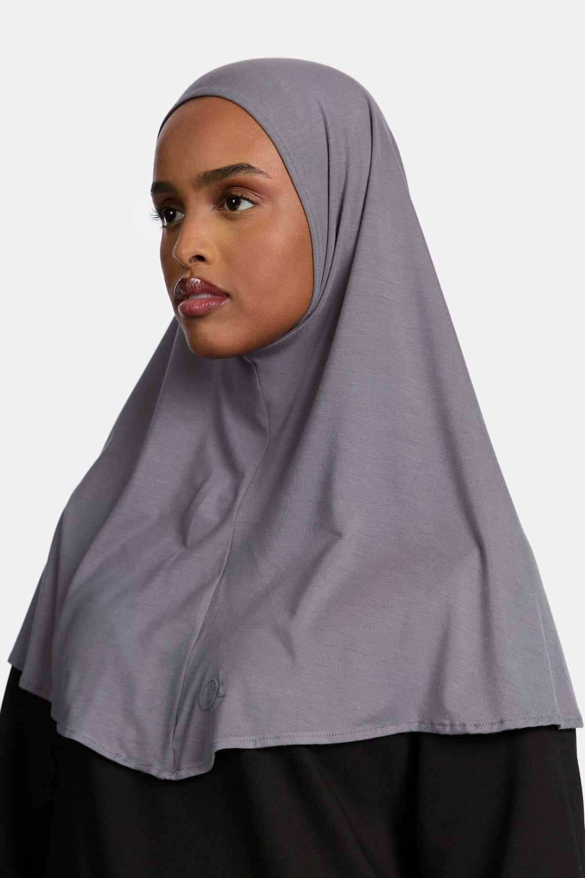 Bamboo jersey Hijab Deep Stone