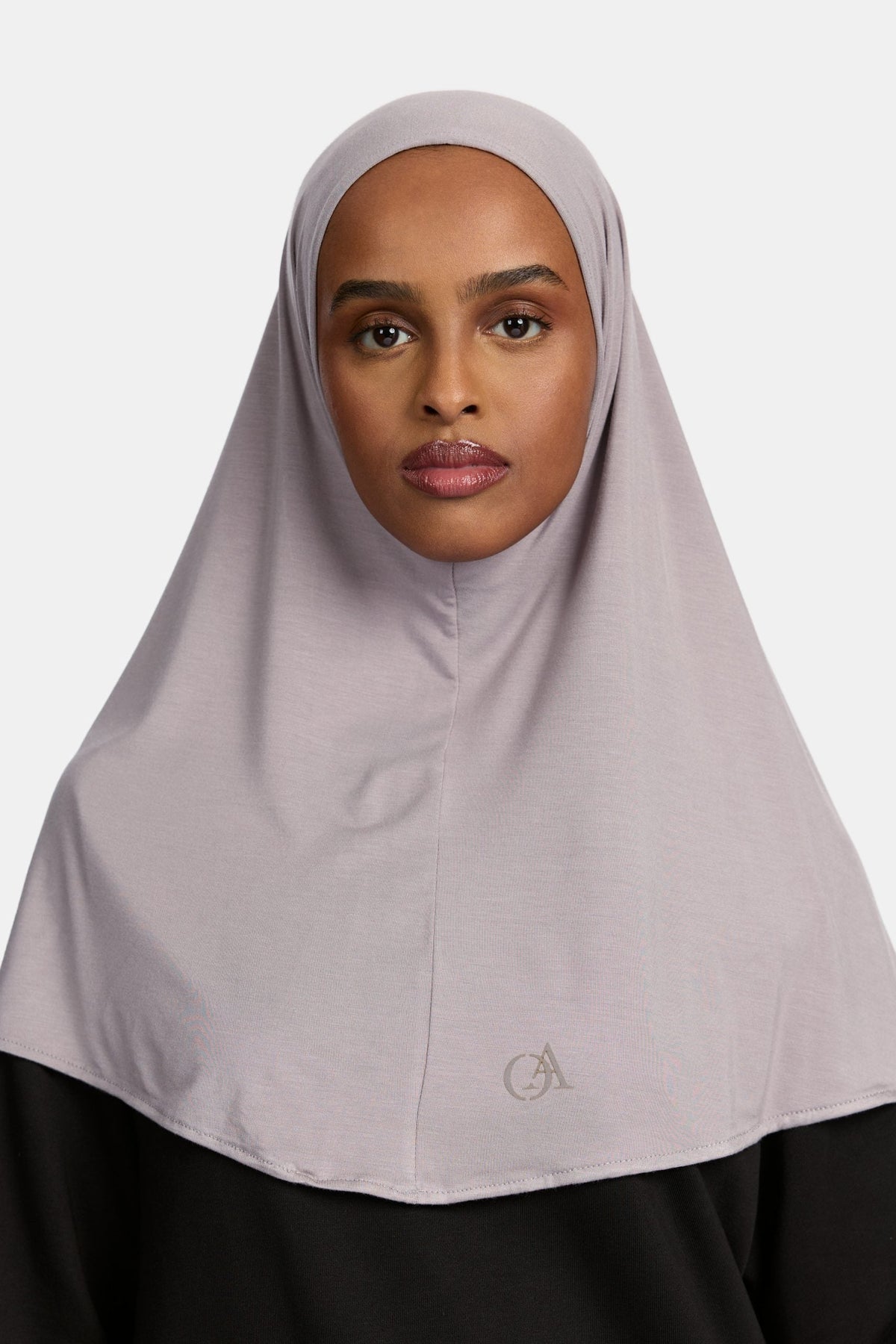 Bamboo jersey hijab Stone