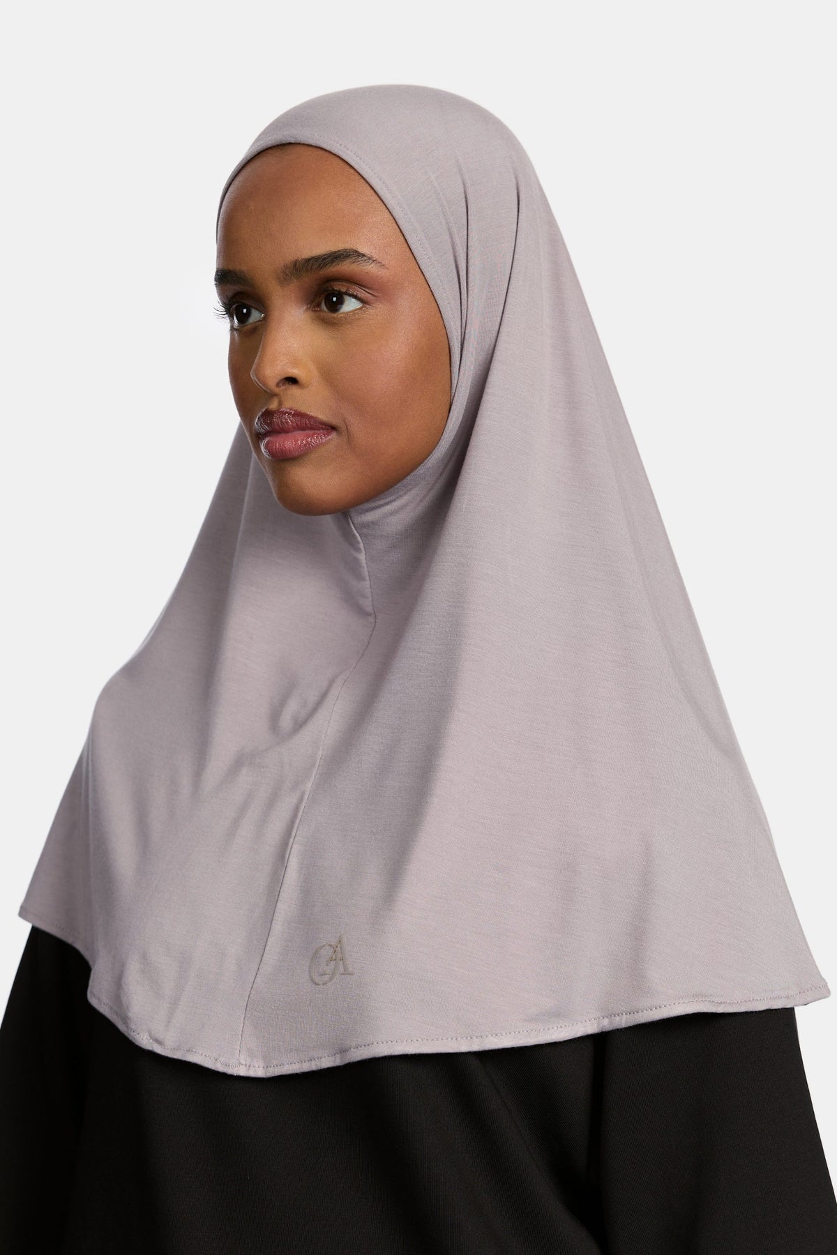 Bamboo jersey hijab Stone