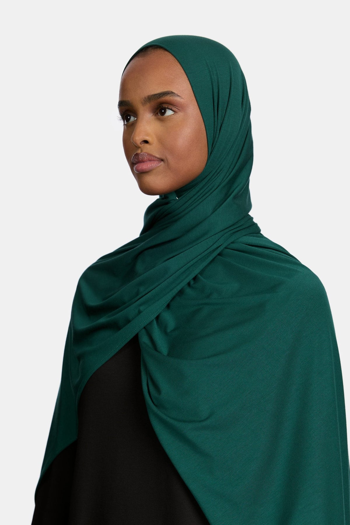 Bamboo jersey scarf Forest