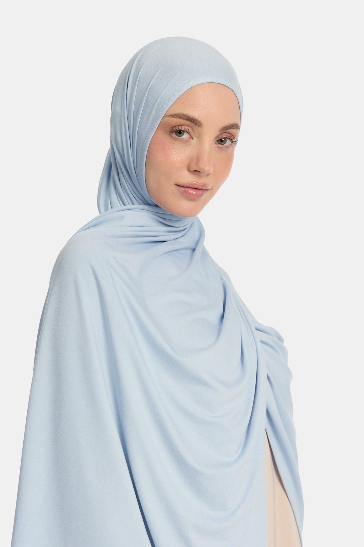 Bamboo jersey scarf Clear Ice