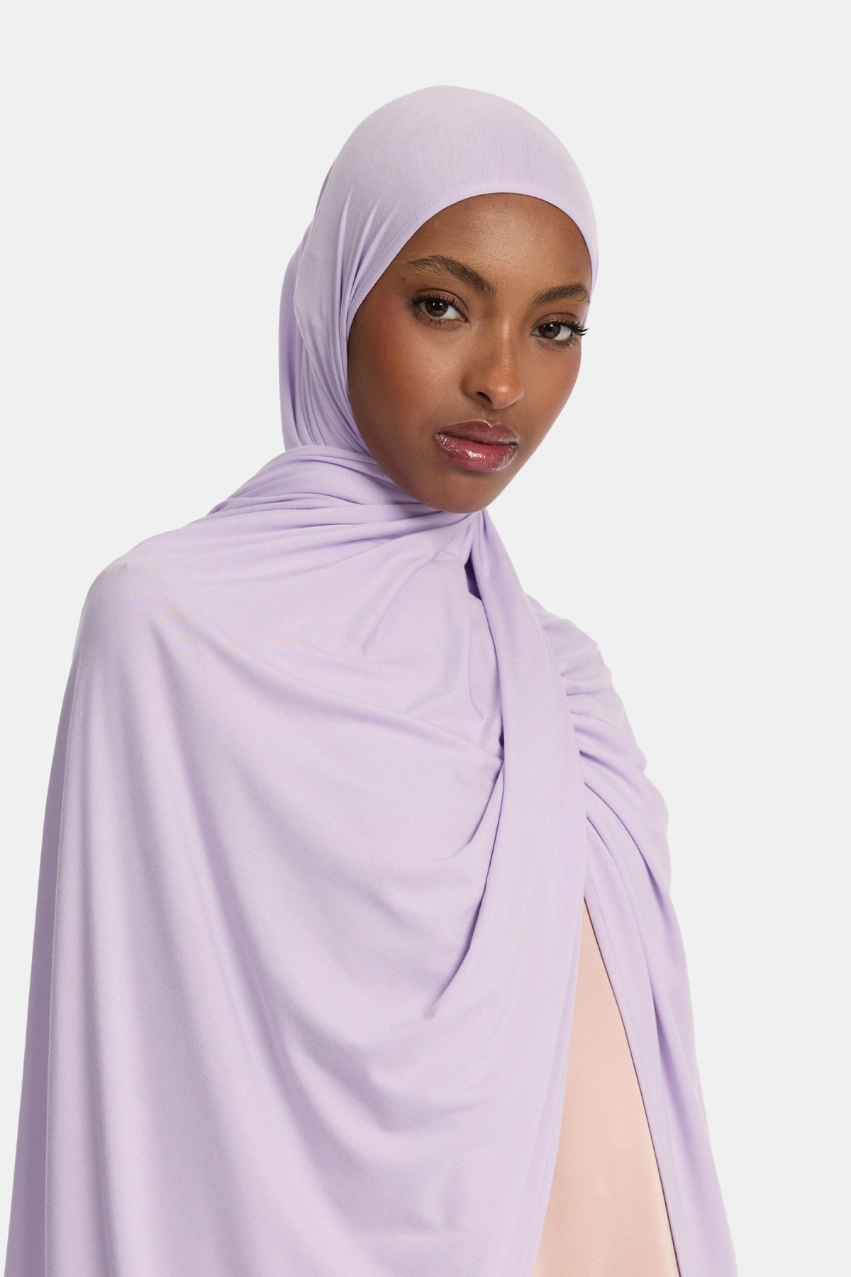 Bamboo jersey scarf Pastel Lilac