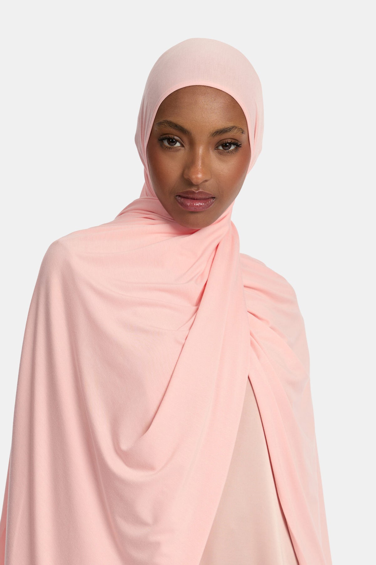 Bamboo jersey scarf Powder Pink