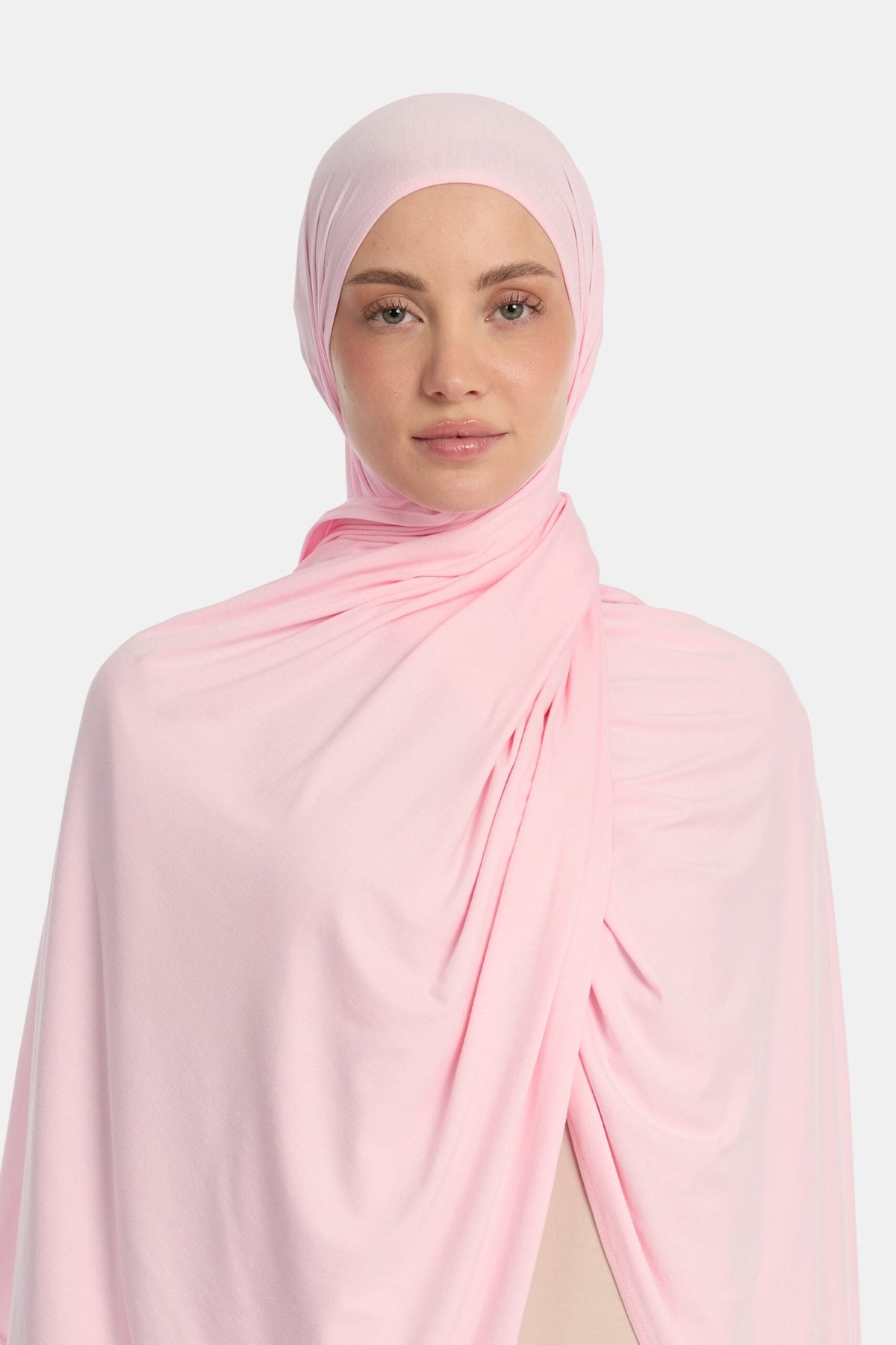 Bamboo jersey scarf Purple Pink