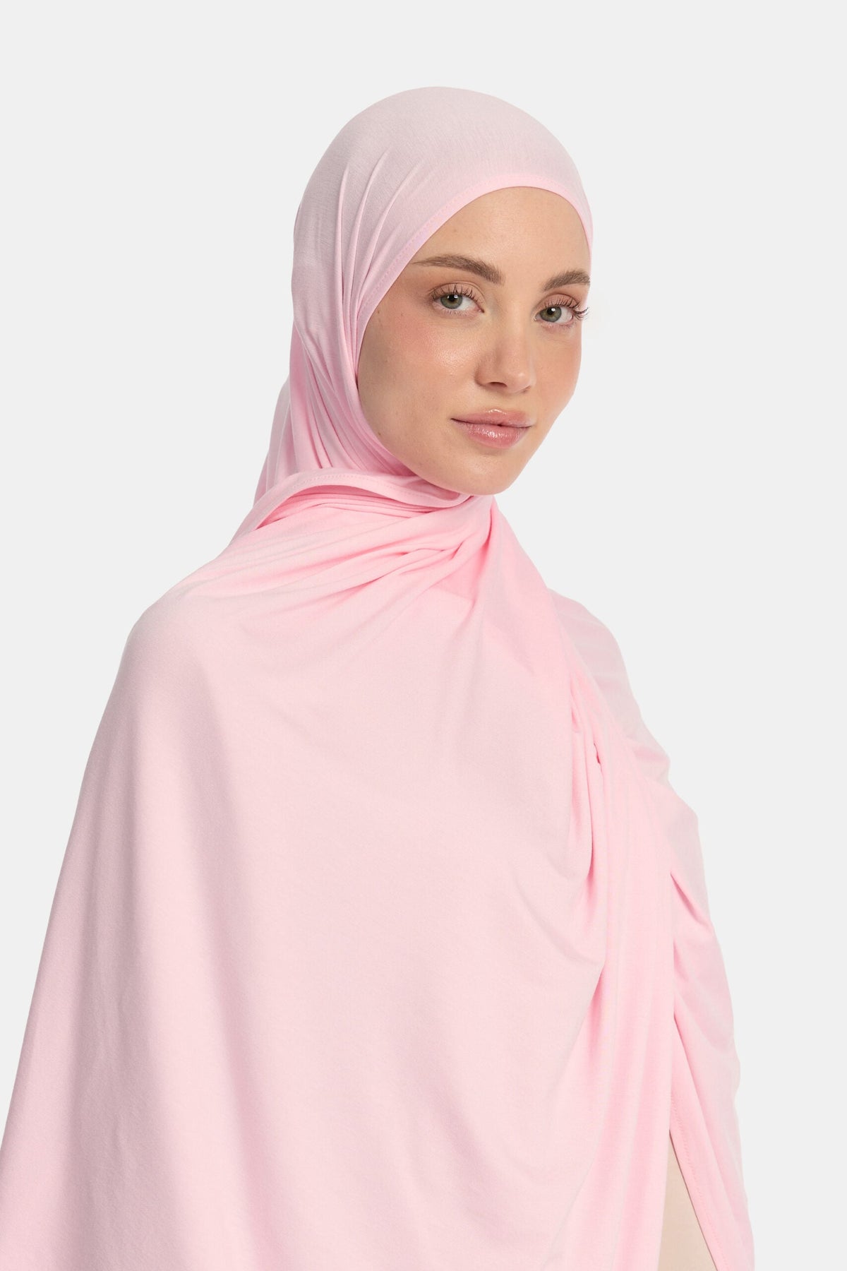 Bamboo jersey scarf Purple Pink