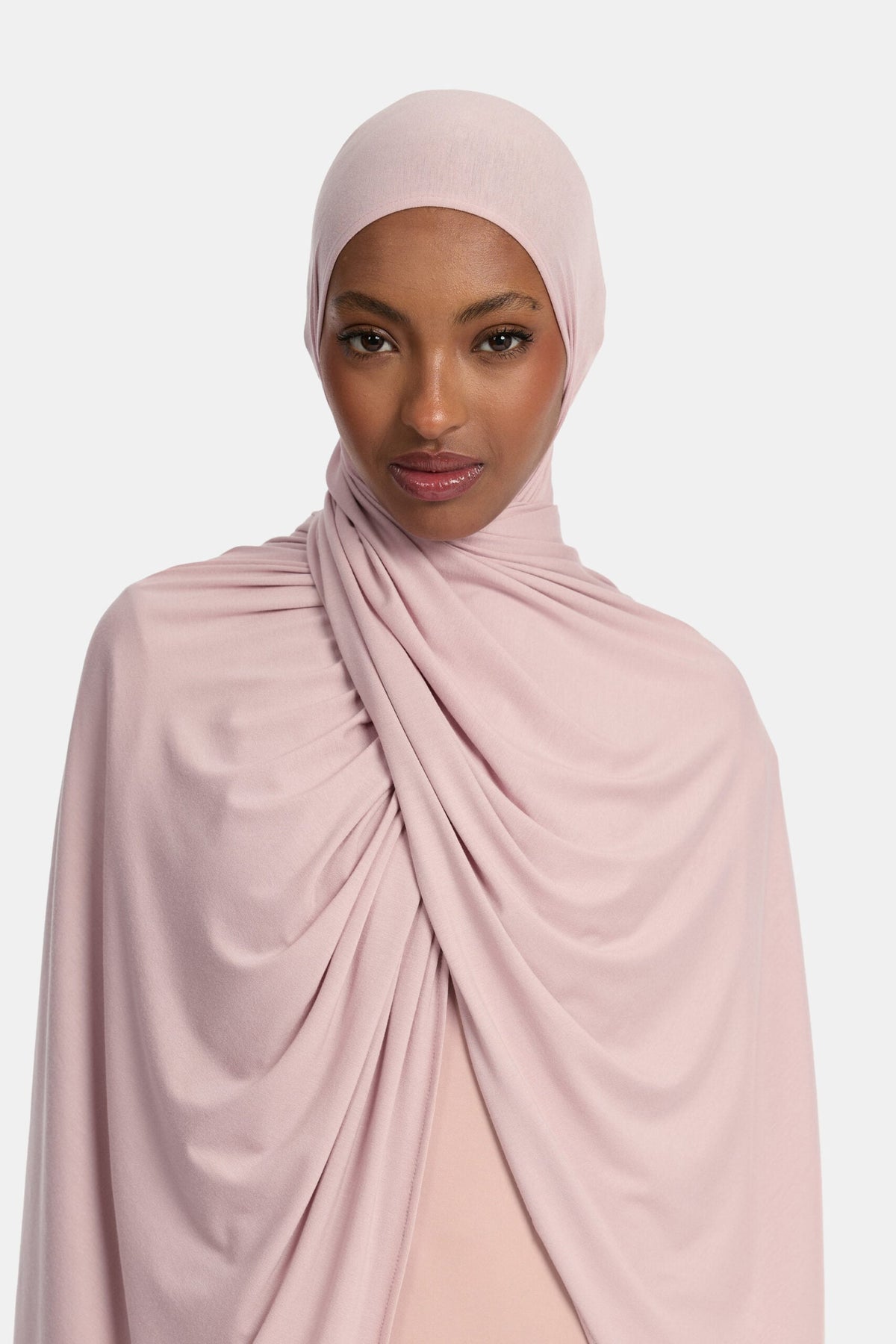 Bamboo jersey scarf Rose Mauve
