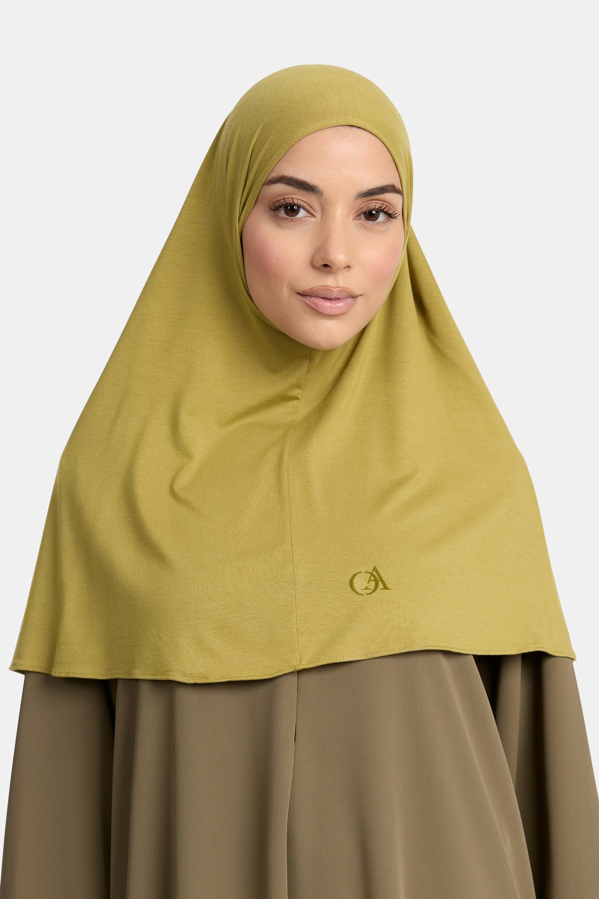 Bambus-Jersey-Hijab Dark Leaf