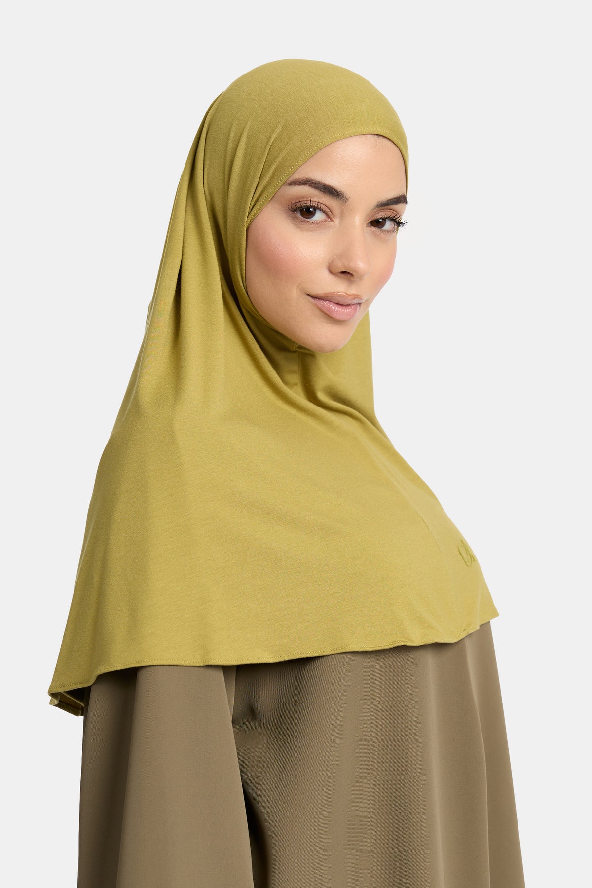 Bambus-Jersey-Hijab Dark Leaf