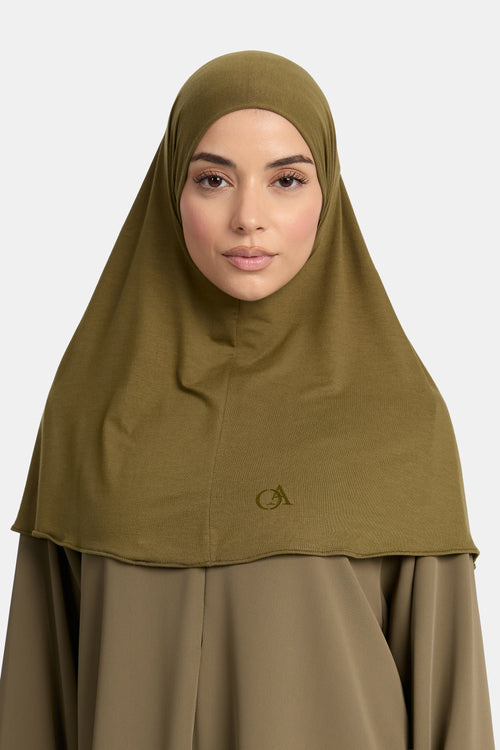 Bambus-Jersey-Hijab Mountain Moss