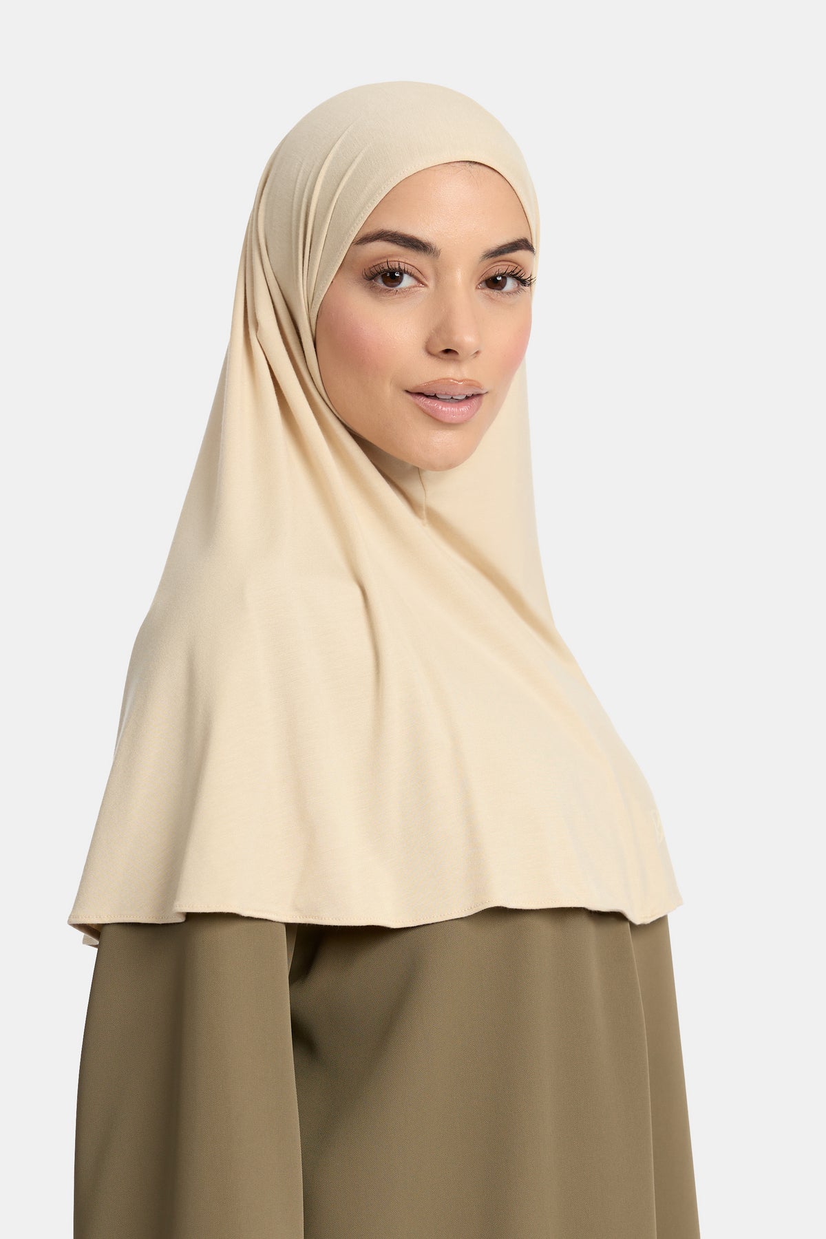Bambus-Jersey-Hijab Blass