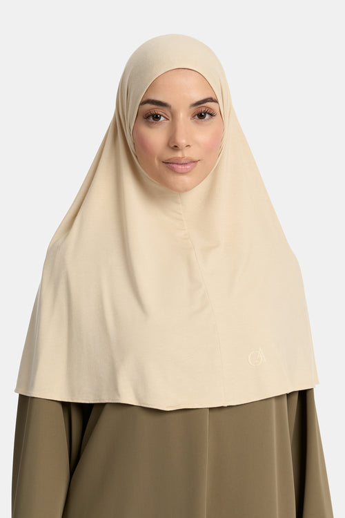 Bambus-Jersey-Hijab Blass