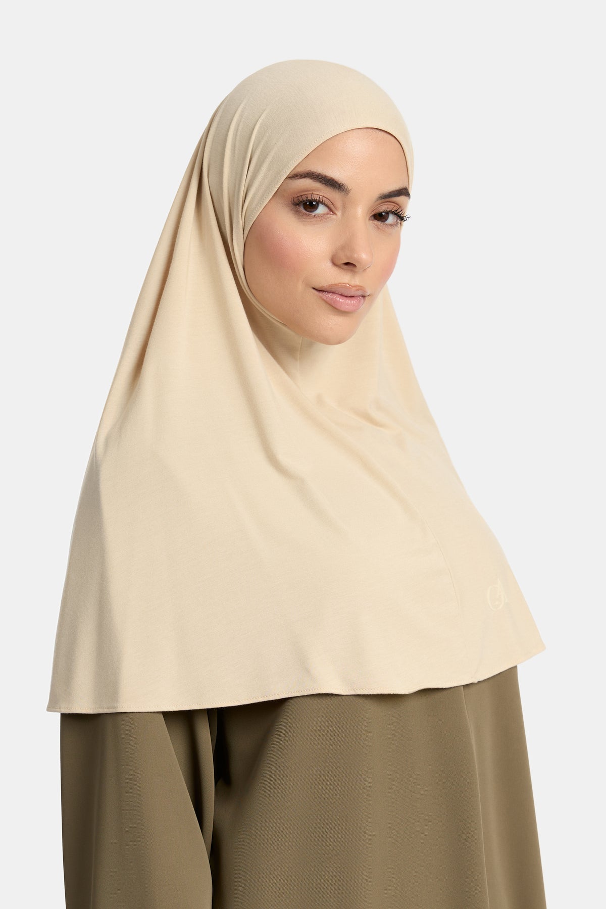 Bambus-Jersey-Hijab Blass