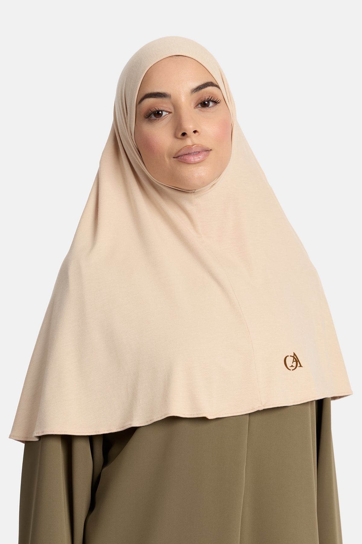 Bambus-Jersey-Hijab Sand