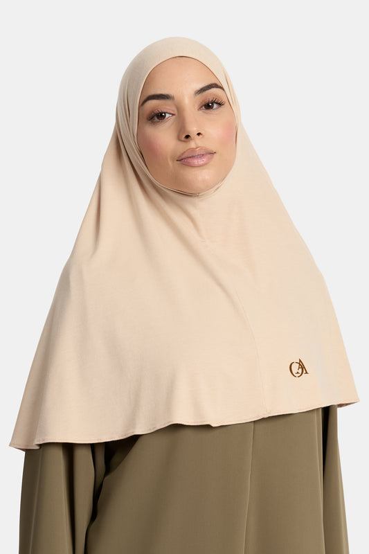 Bambus-Jersey-Hijab Sand