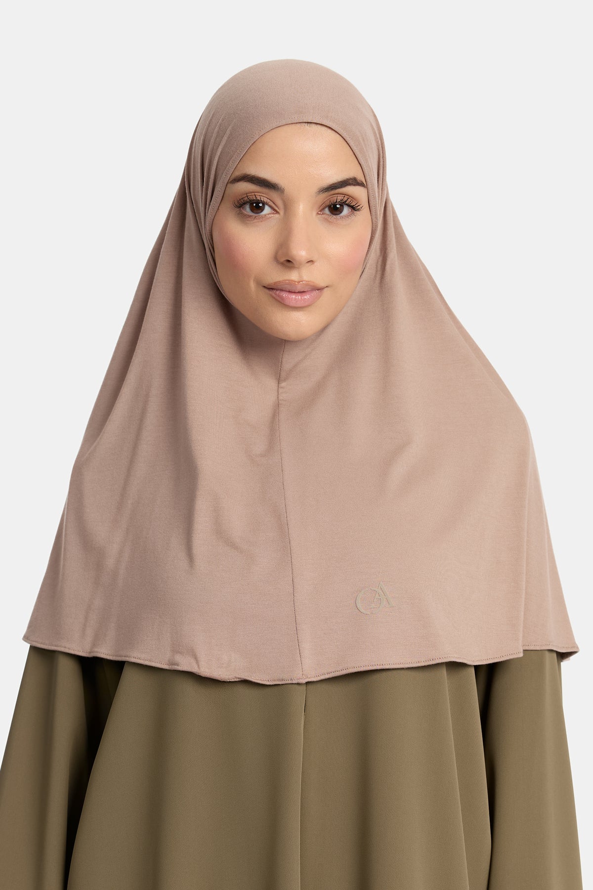 Bambus-Jersey-Hijab Taupe