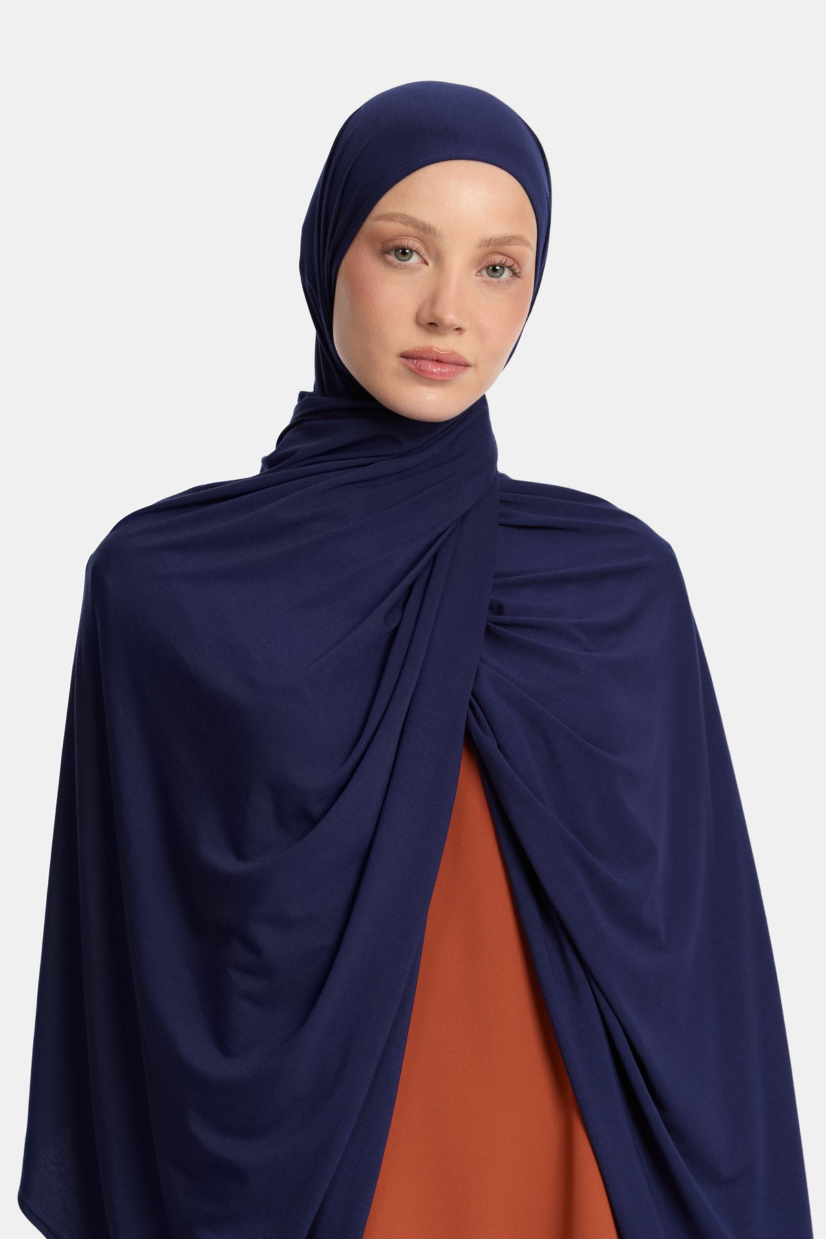 Bambus-Jersey-Schal Deep Navy