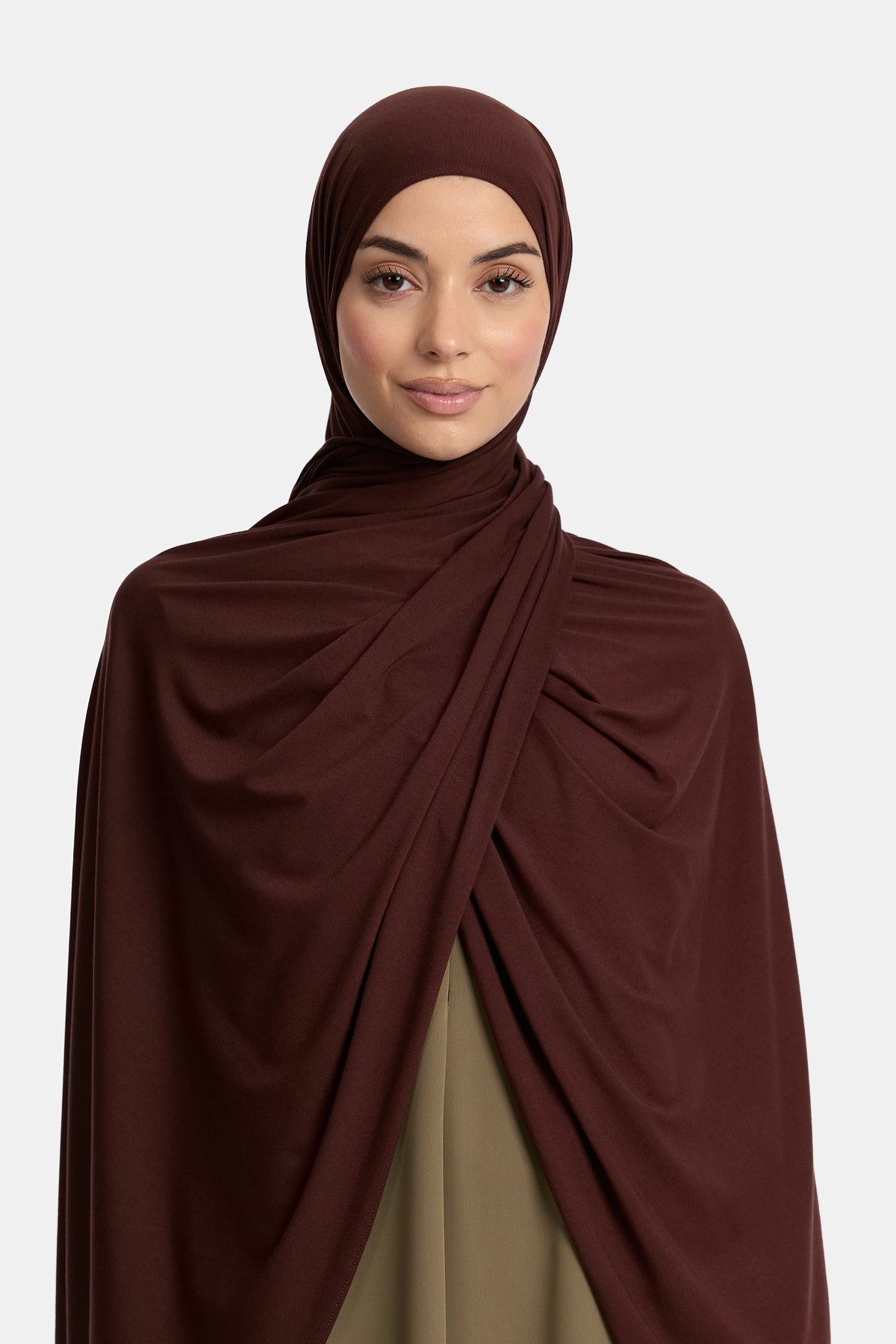 Bamboo jersey scarf Deep Plum