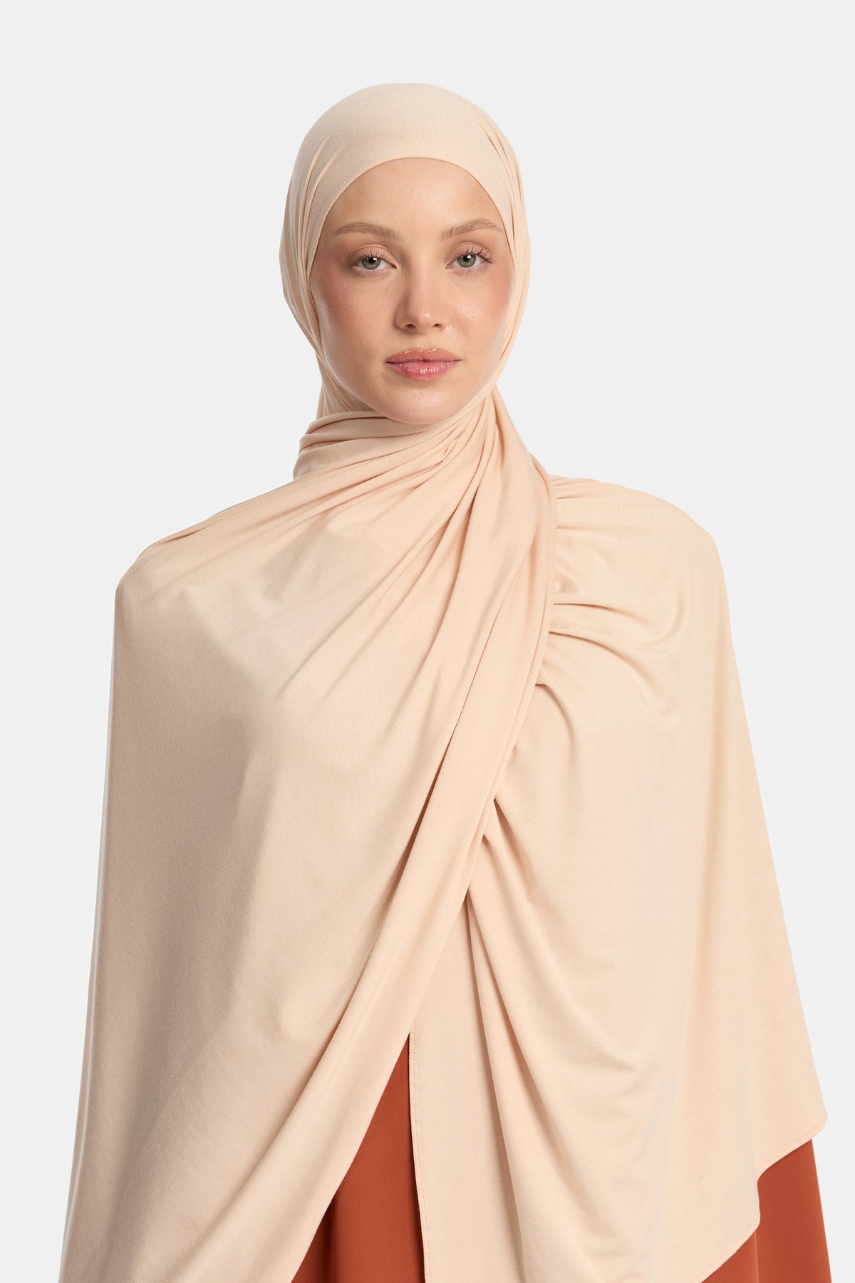 Bamboo jersey scarf Sand