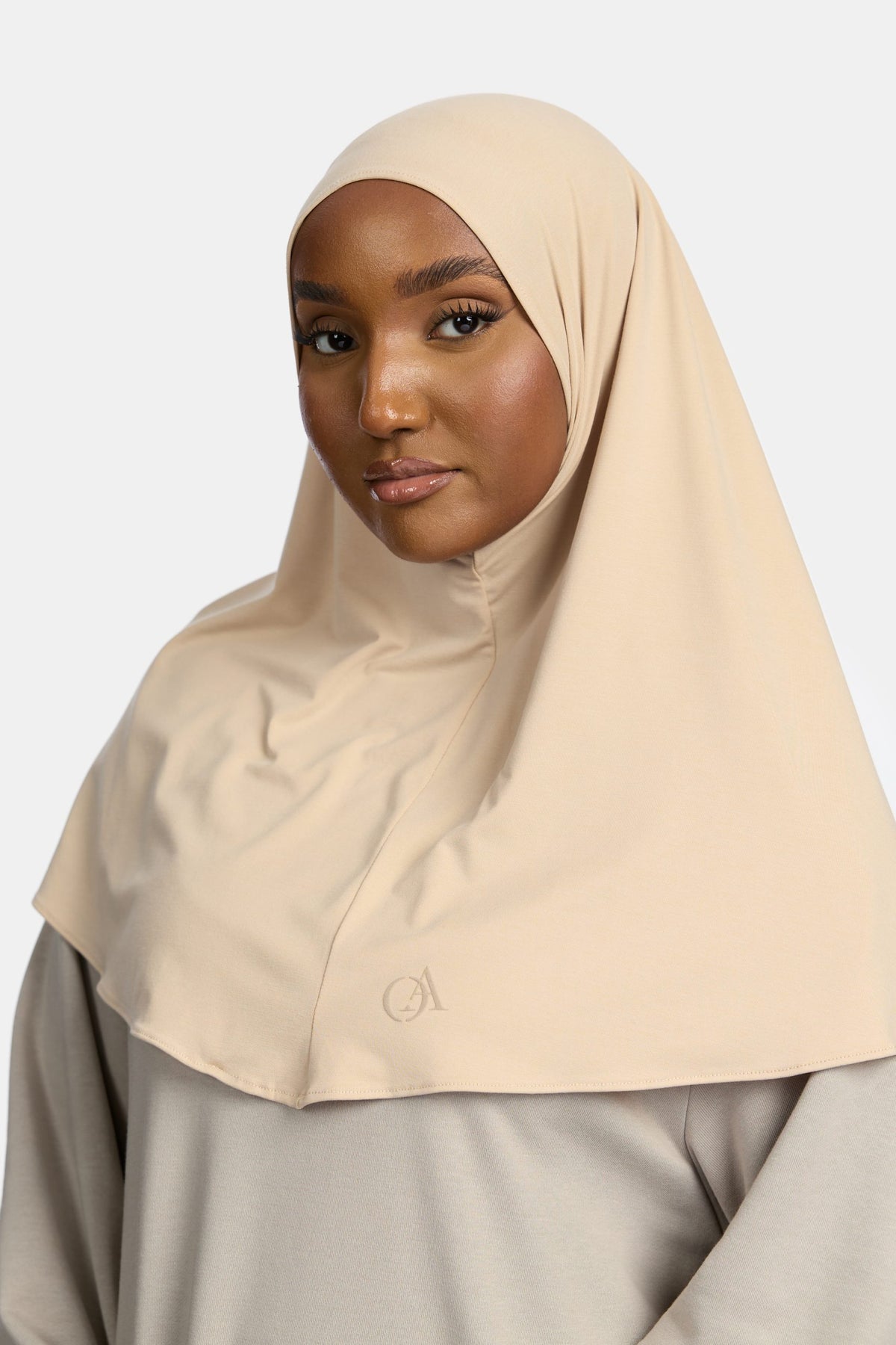 Breathable jersey hijab Vanilla