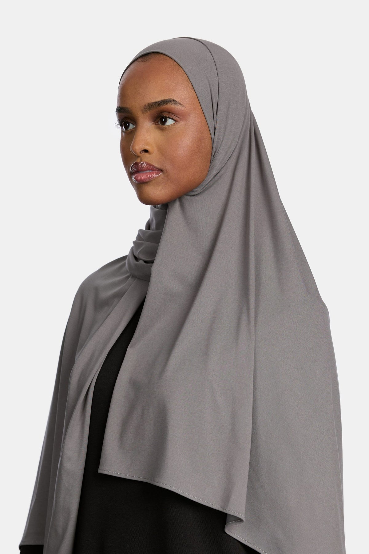 Breathable jersey scarf Steel Grey