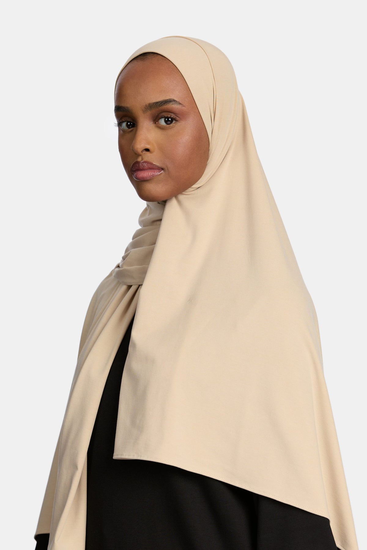 Breathable jersey scarf Vanilla