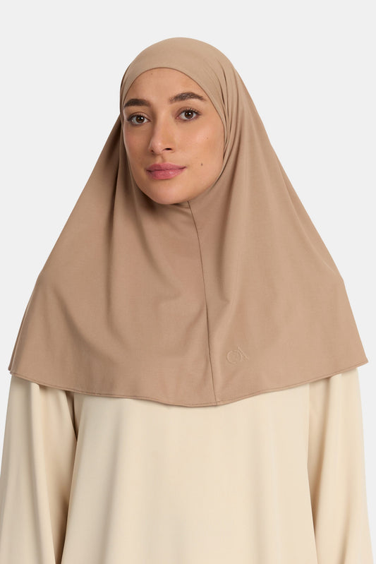 Breathable jersey hijab Hardwood