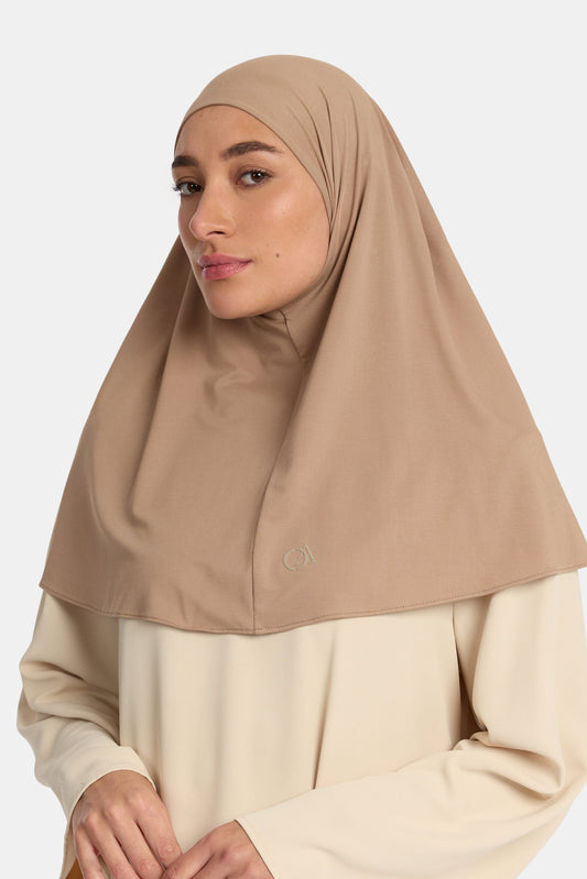 Breathable jersey hijab Hardwood