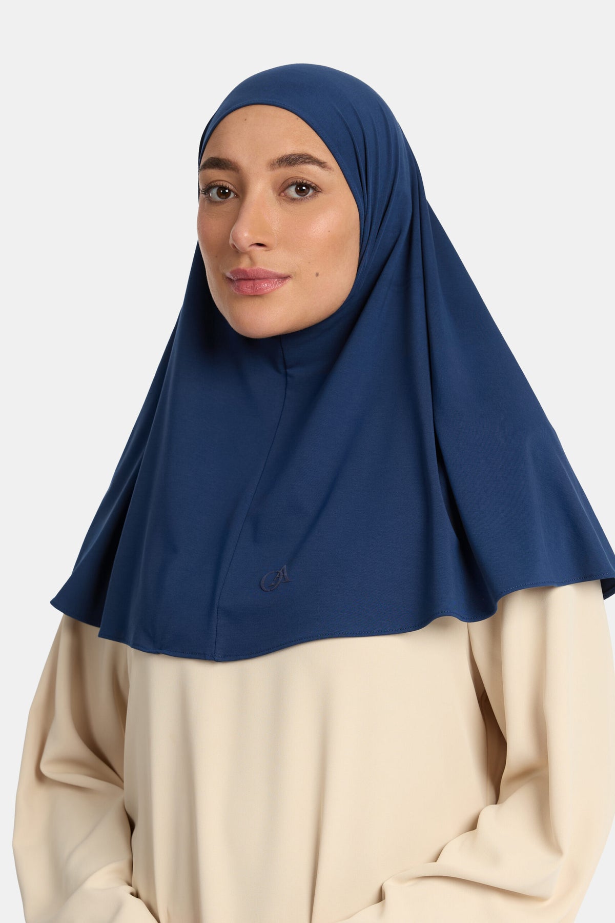 Breathable jersey hijab Royal Blue