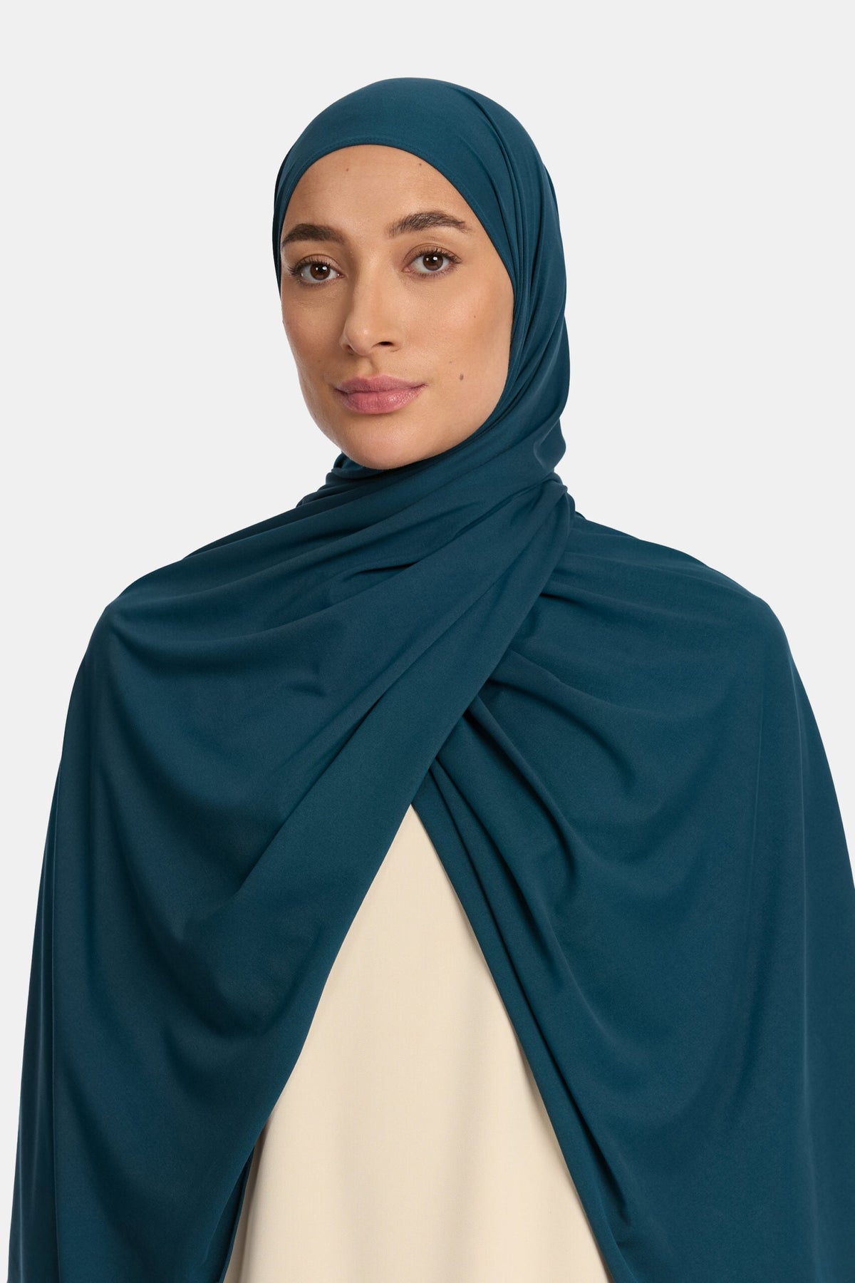 Breathable jersey scarf Teal