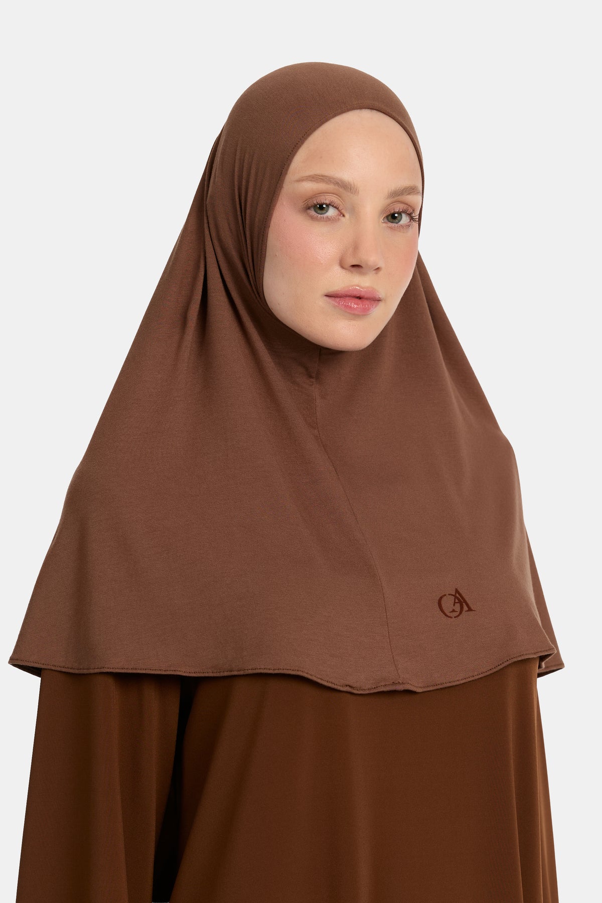 Bambus-Jersey-Hijab Kakao