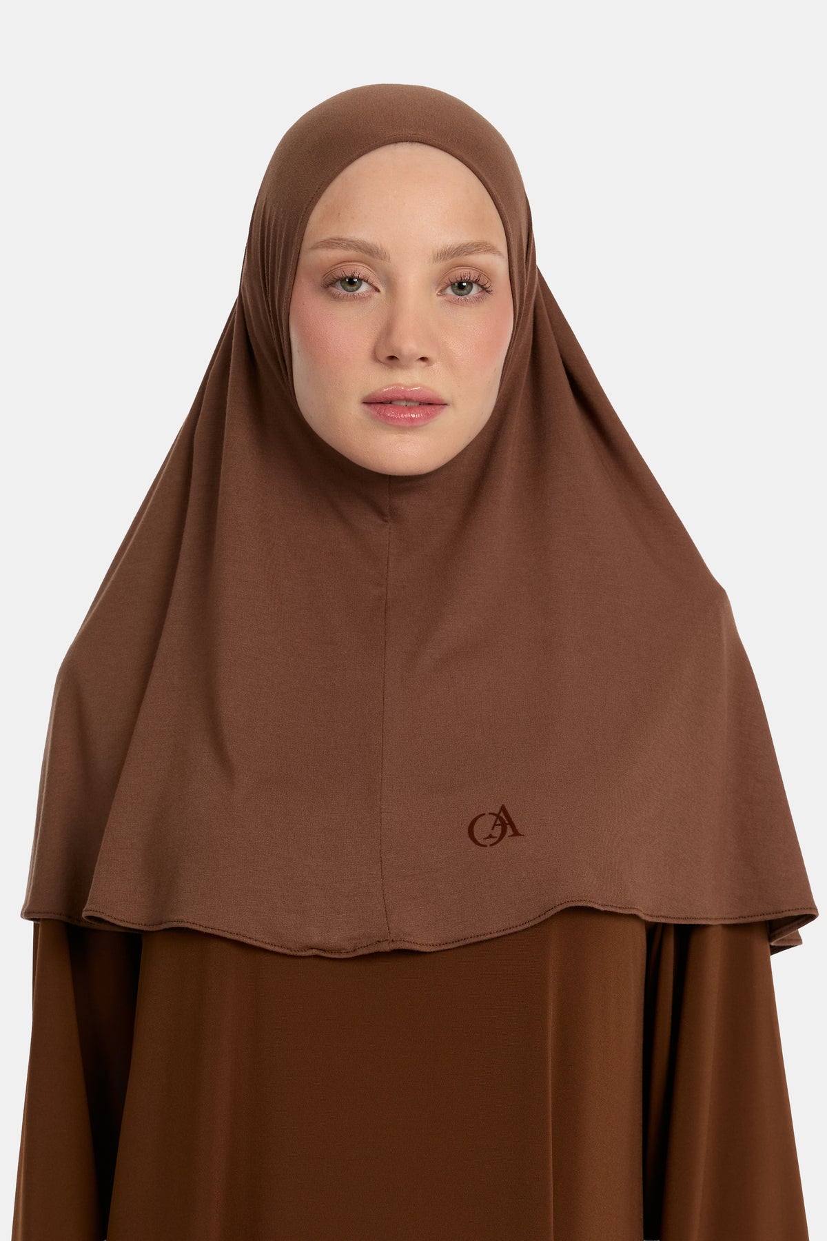 Hijab en jersey de bambou Cacao
