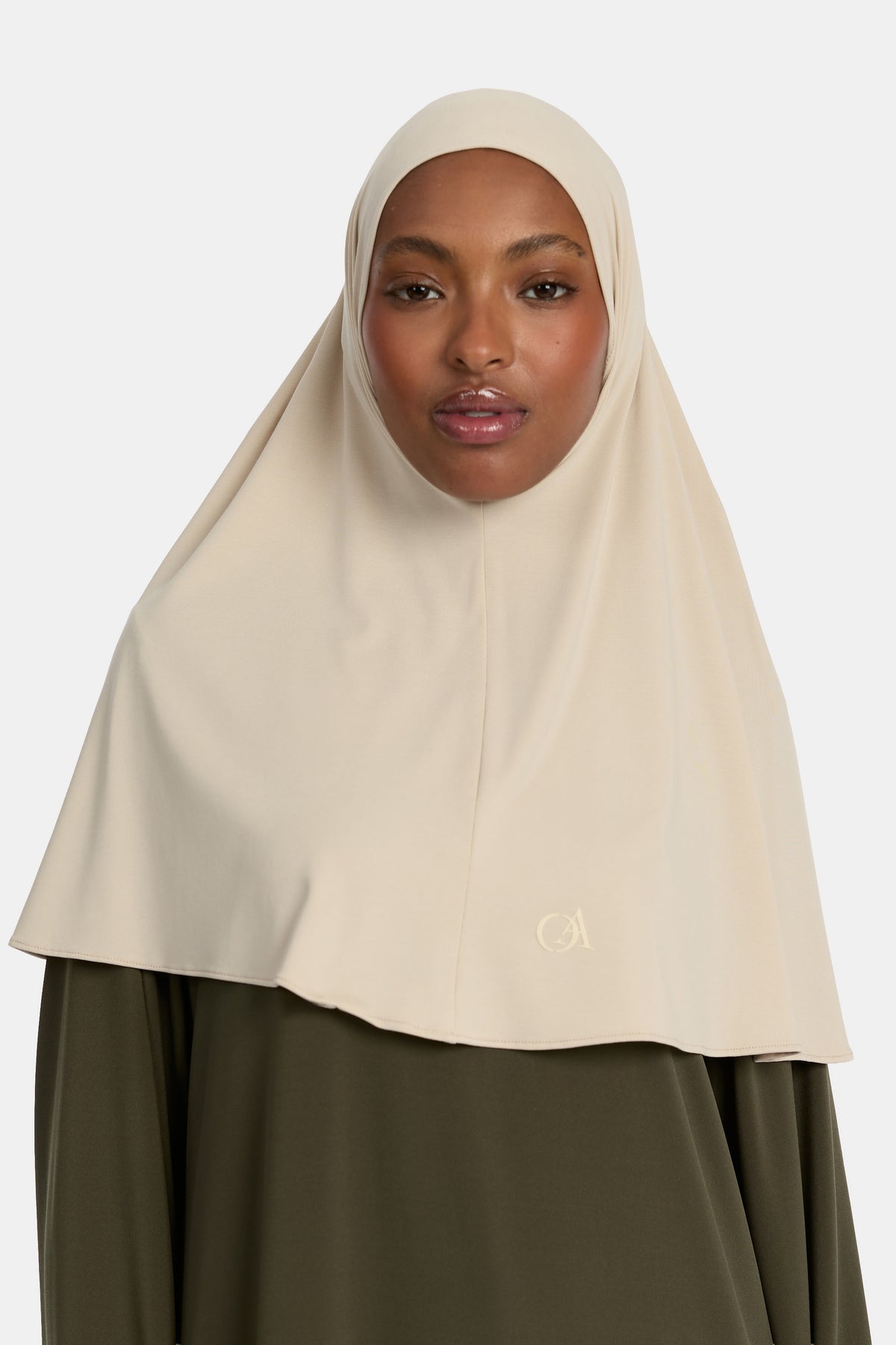 Breathable jersey hijab Oat