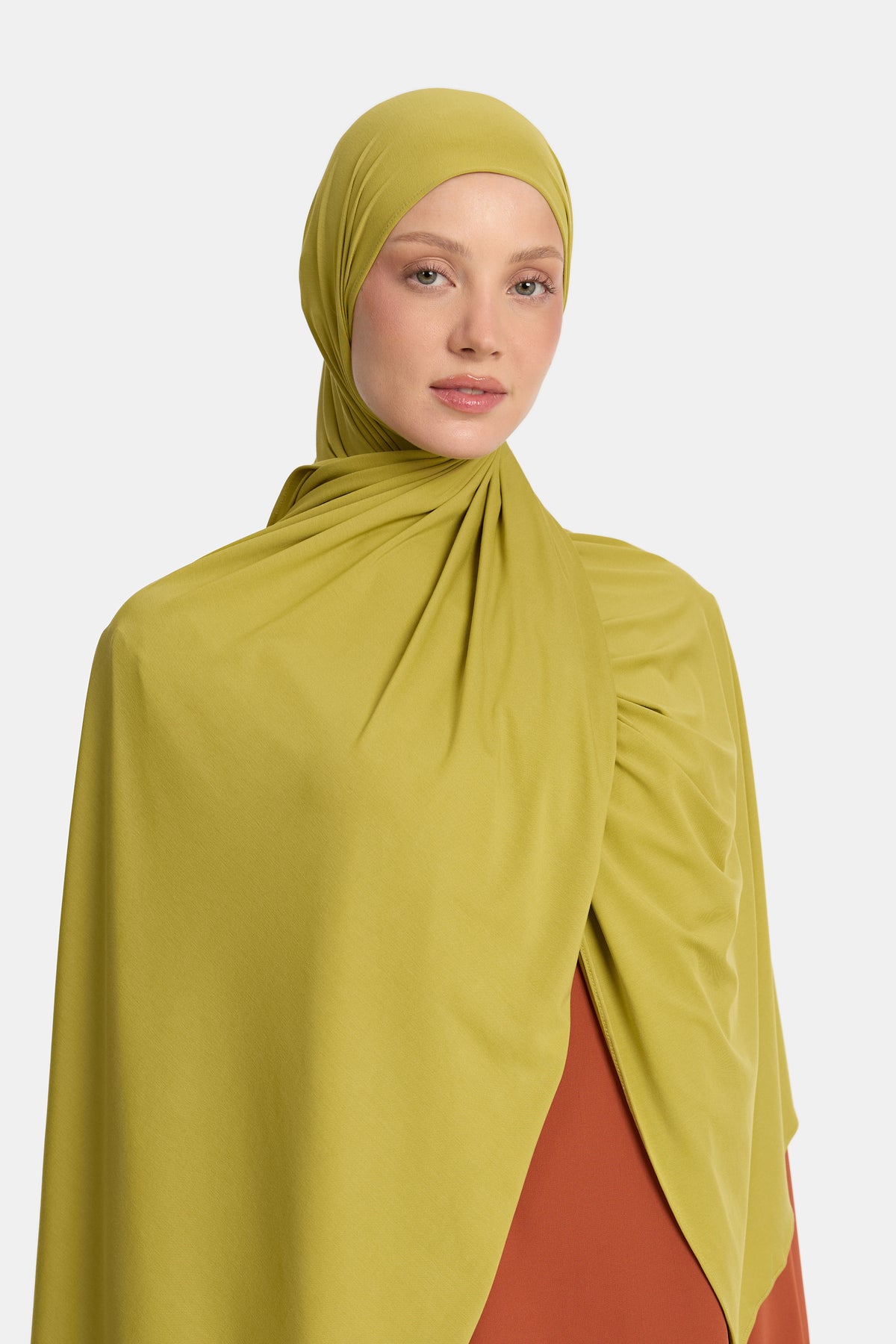 Atmungsaktiver Jersey-Schal Green Envy