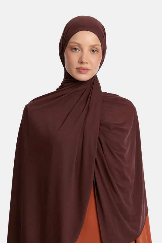Atmungsaktiver Jersey-Schal Syrup