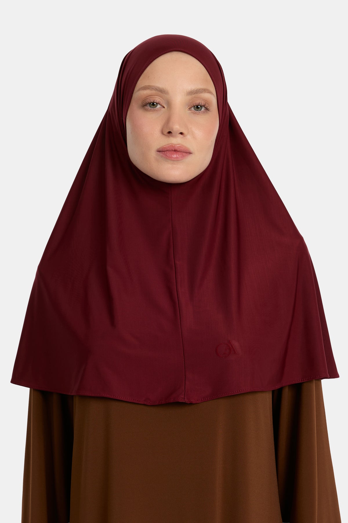 Liquid Jersey Hijab Tiefrot
