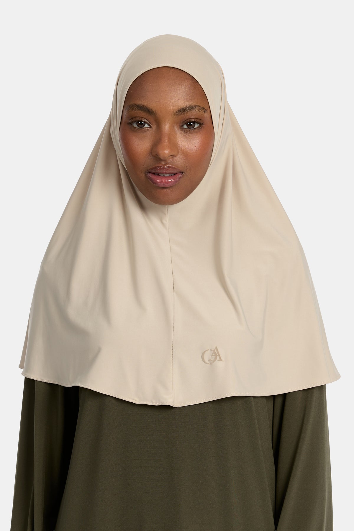 Liquid jersey hijab Ivory