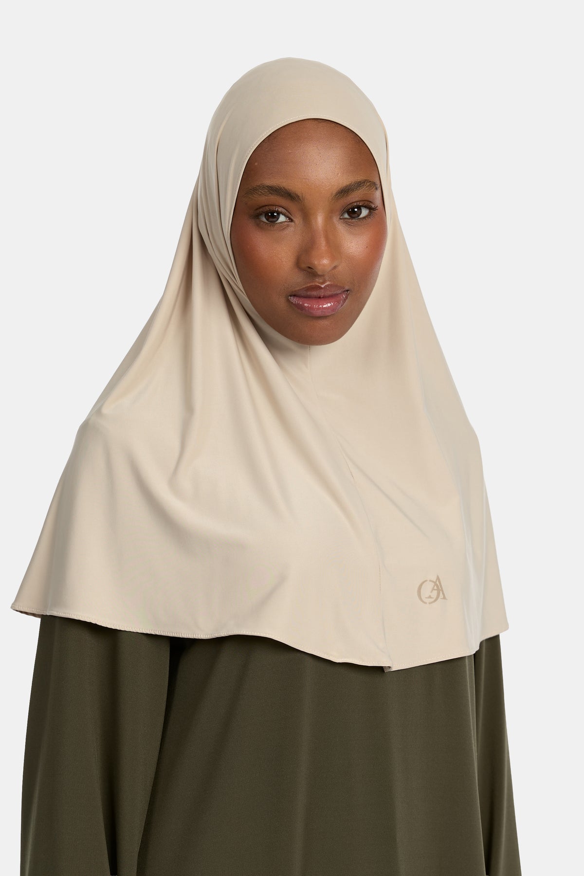 Liquid jersey hijab Ivory