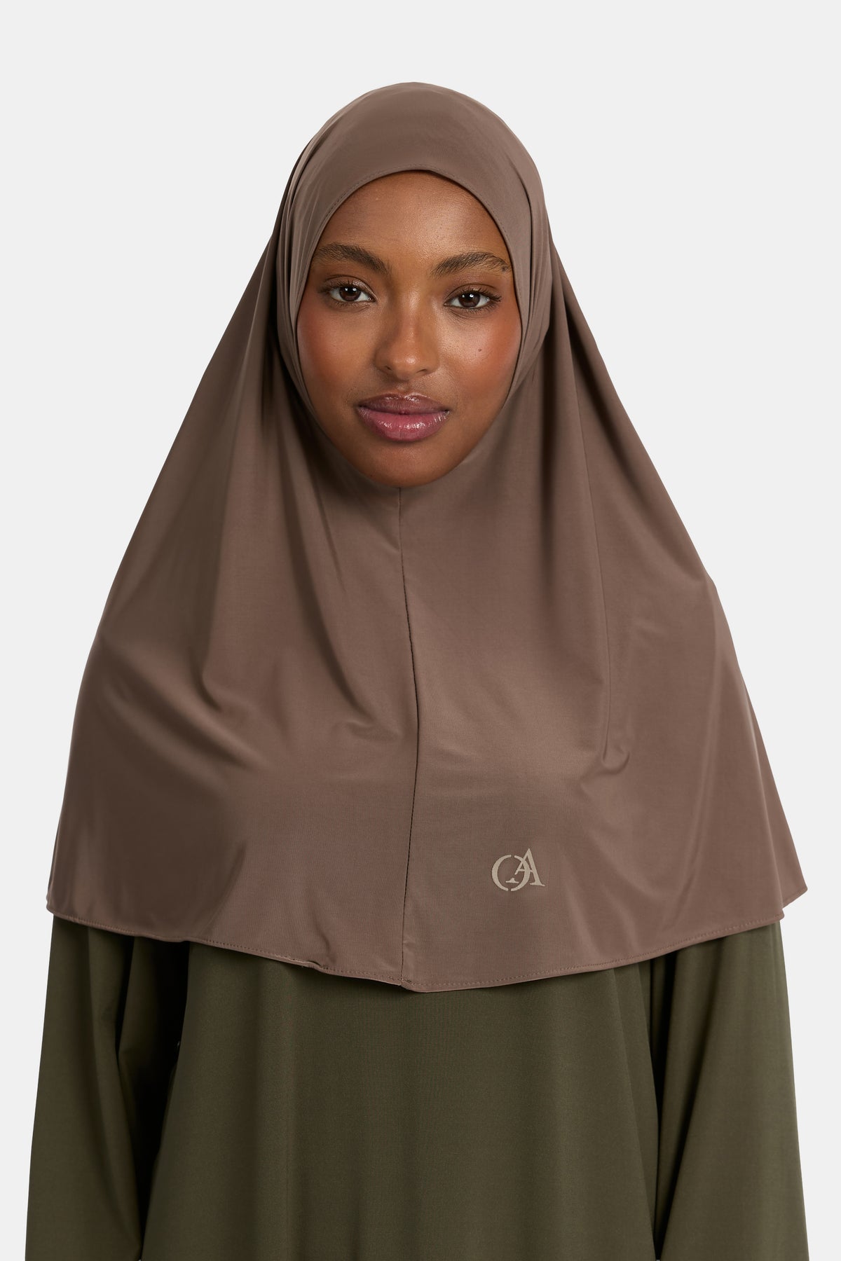 Liquid jersey hijab Mocha