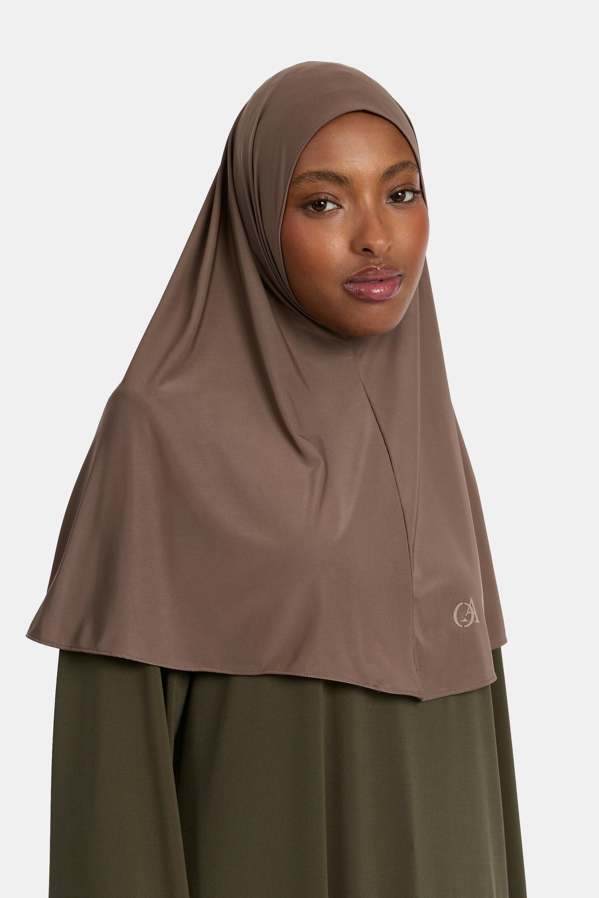 Liquid jersey hijab Mocha