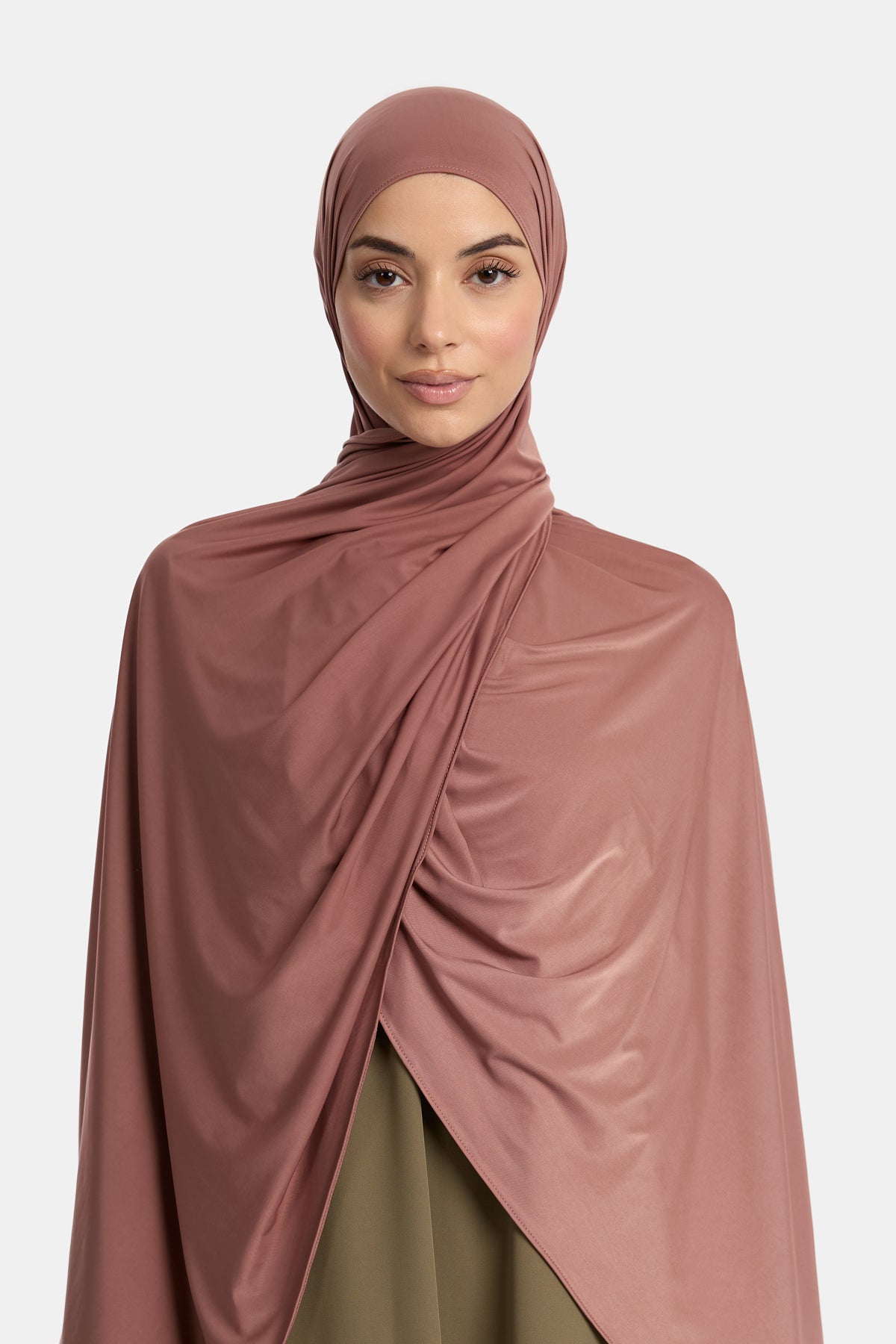 Liquid-Jersey-Schal Hellmauve