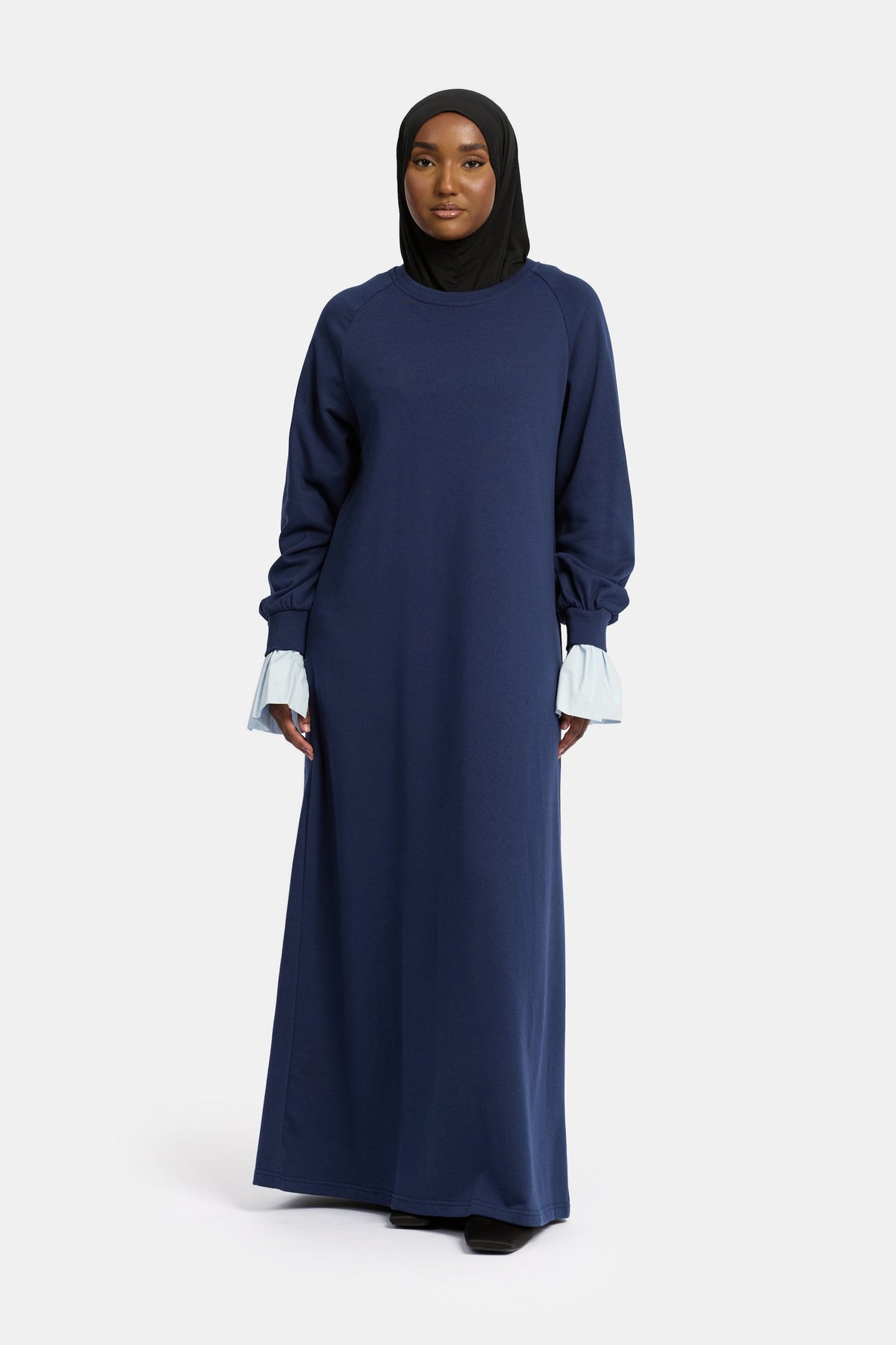 Sweater blouse abaya Dark Blue