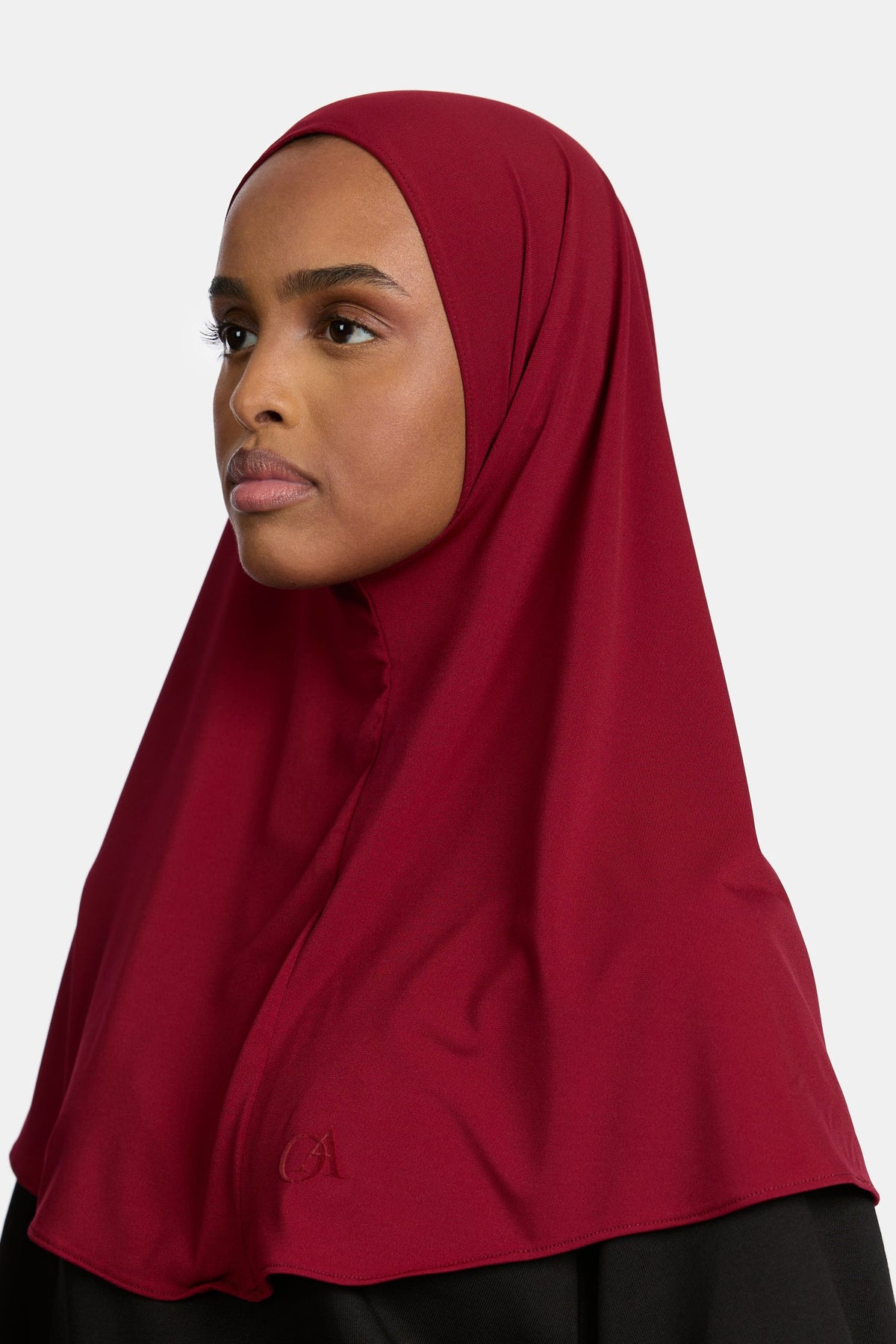 Premium jersey hijab Bordeaux