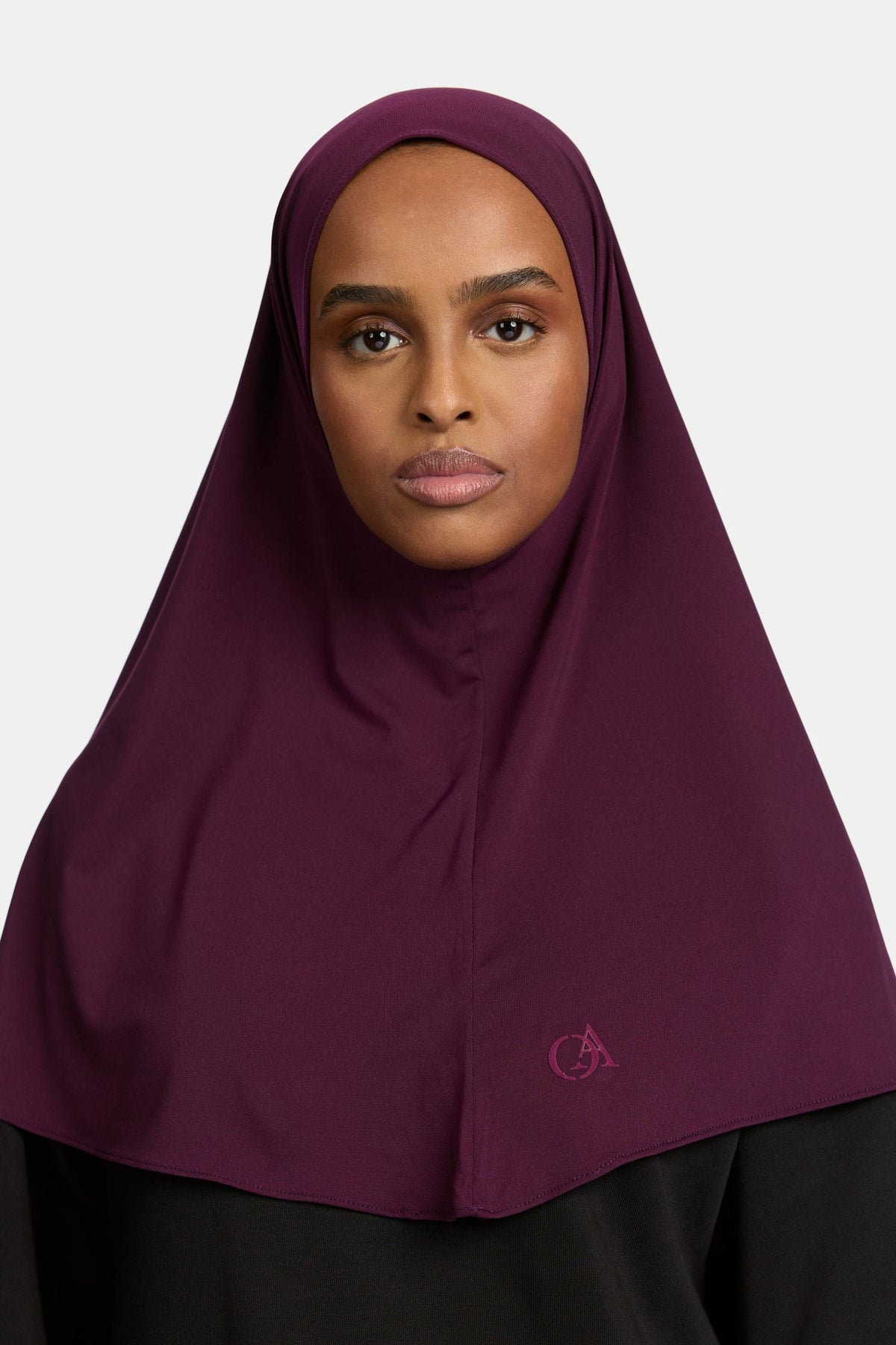Premium jersey hijab Egg Plant