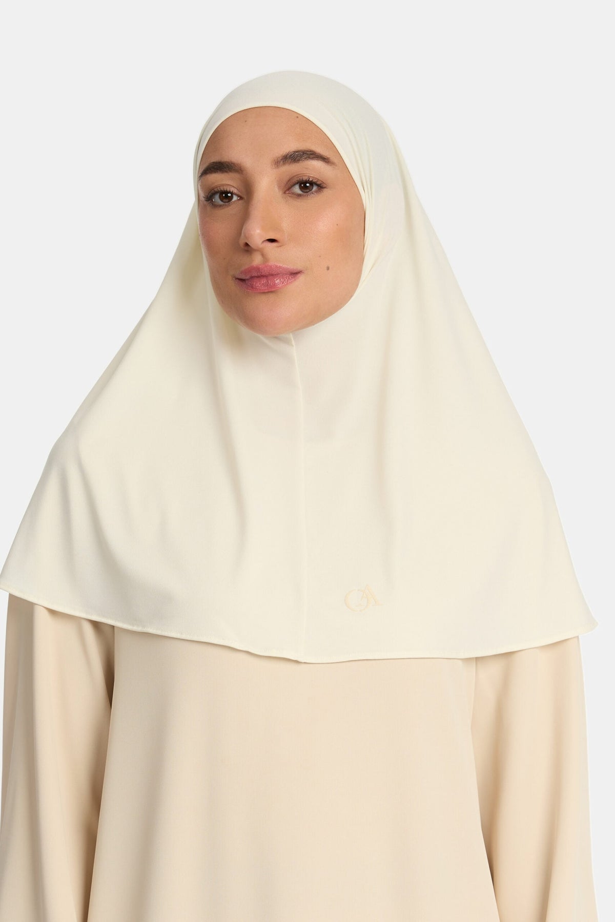 Premium jersey hijab Off White