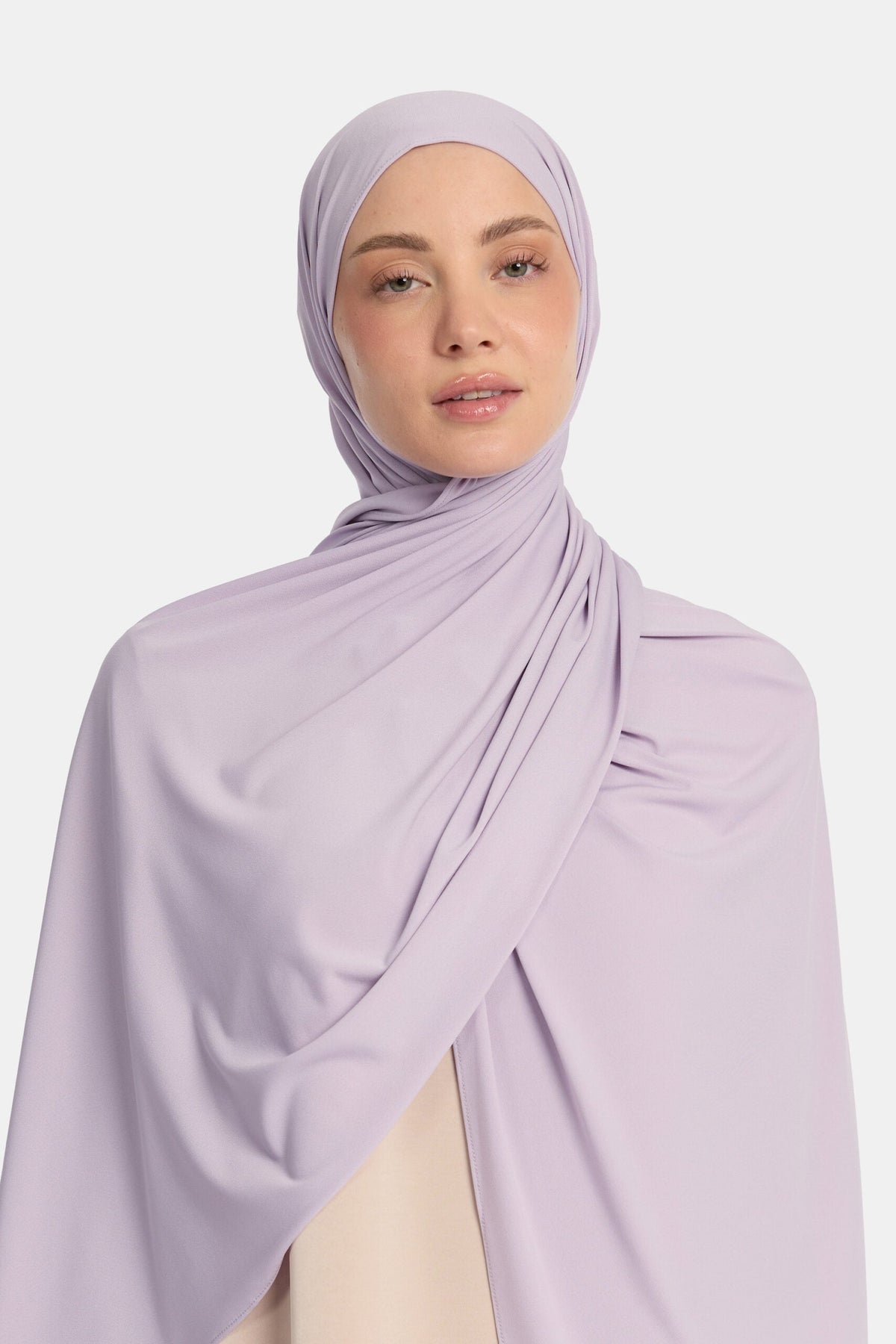 Premium jersey scarf Dark Lilac