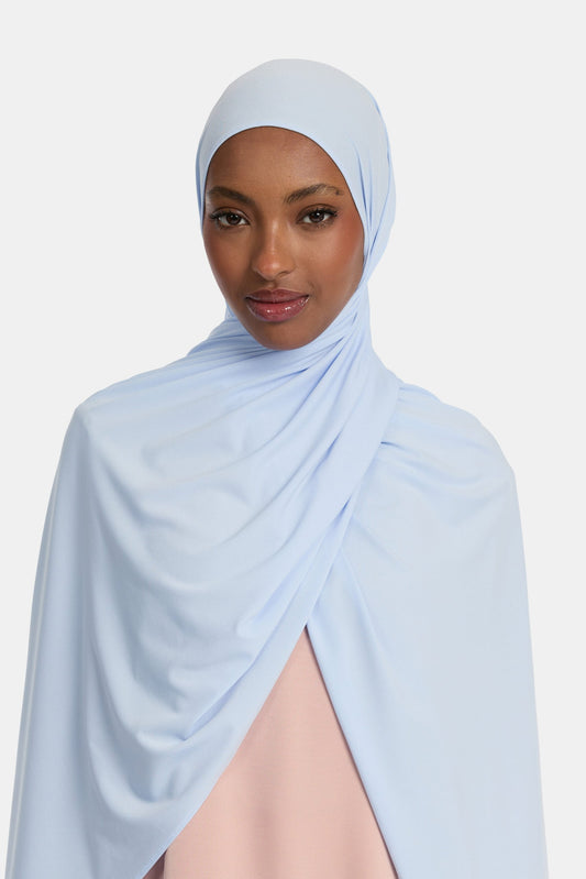 Premium Jersey scarf Ice Blue
