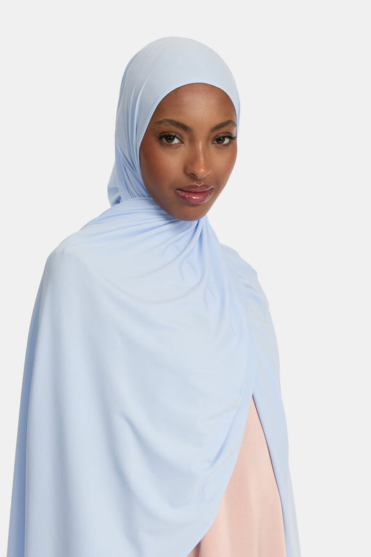 Premium Jersey scarf Ice Blue
