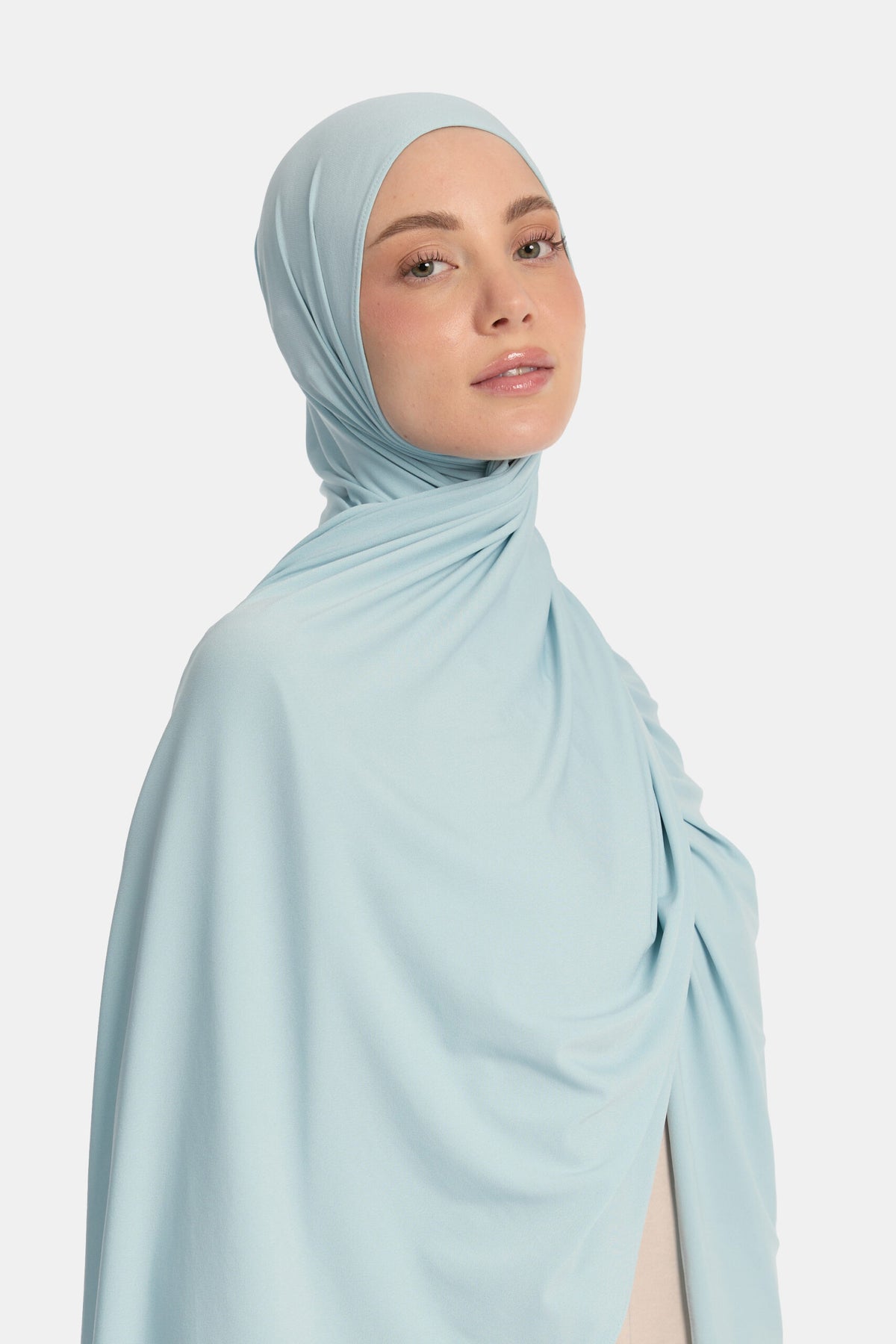 Premium jersey scarf Light Blue