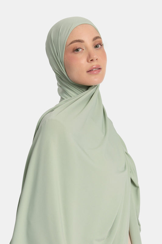 Premium jersey scarf Light mint