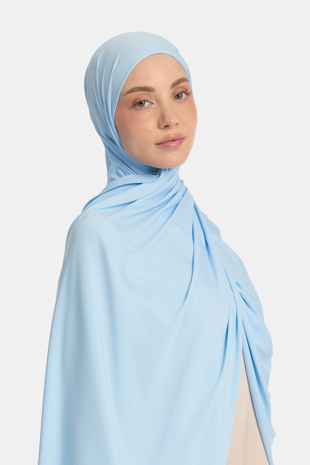 Premium Jersey scarf Pastel Blue